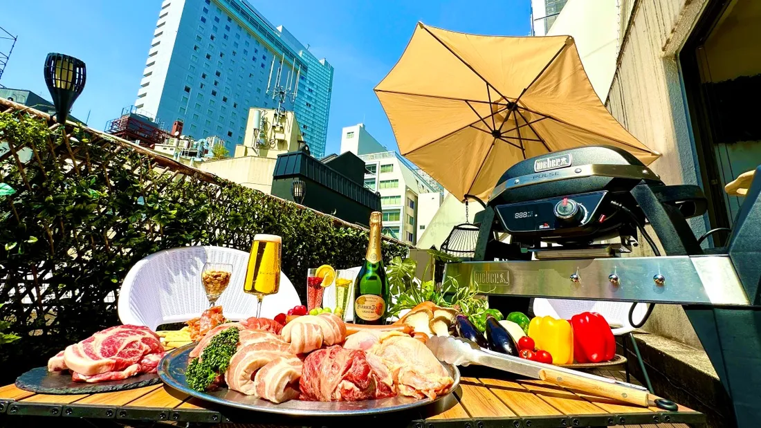 都内×雨×BBQ「渋谷ガーデンルーム」by BBQなび